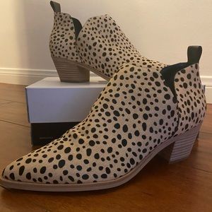 Dolce Vita Calf Hair Heeled Booties!